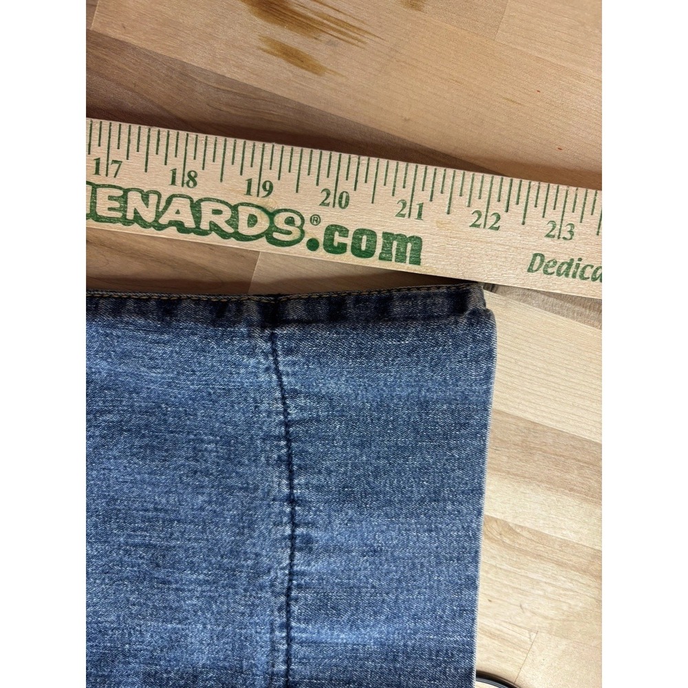 Levi's Nouveau Low Capri Stretch Blue Denim Jeans Women's Size 6 - Picture 8 of 14